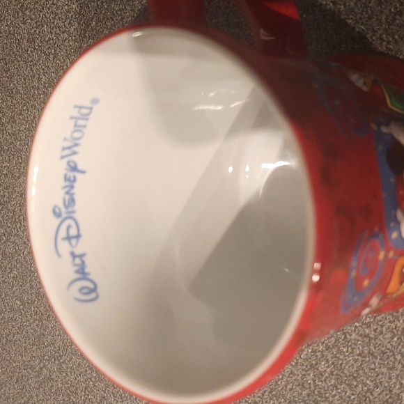Walt Disney World 2005 Red Ceramic 'Where the Party Never Ends' 3D Mug - Picture 7 of 9
